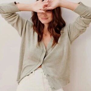 Jenni Kayne Linen Boyfriend Cardigan NWT